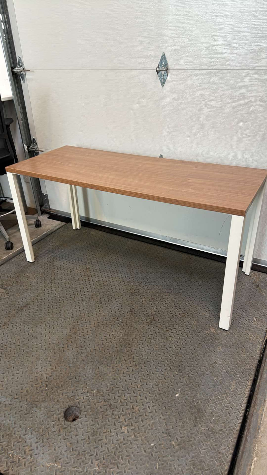 Used Herman Miller Straight Desks w/ White Post Legs