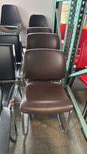 Load image into Gallery viewer, Used Boss Design Leather Sled Base Guest Chairs
