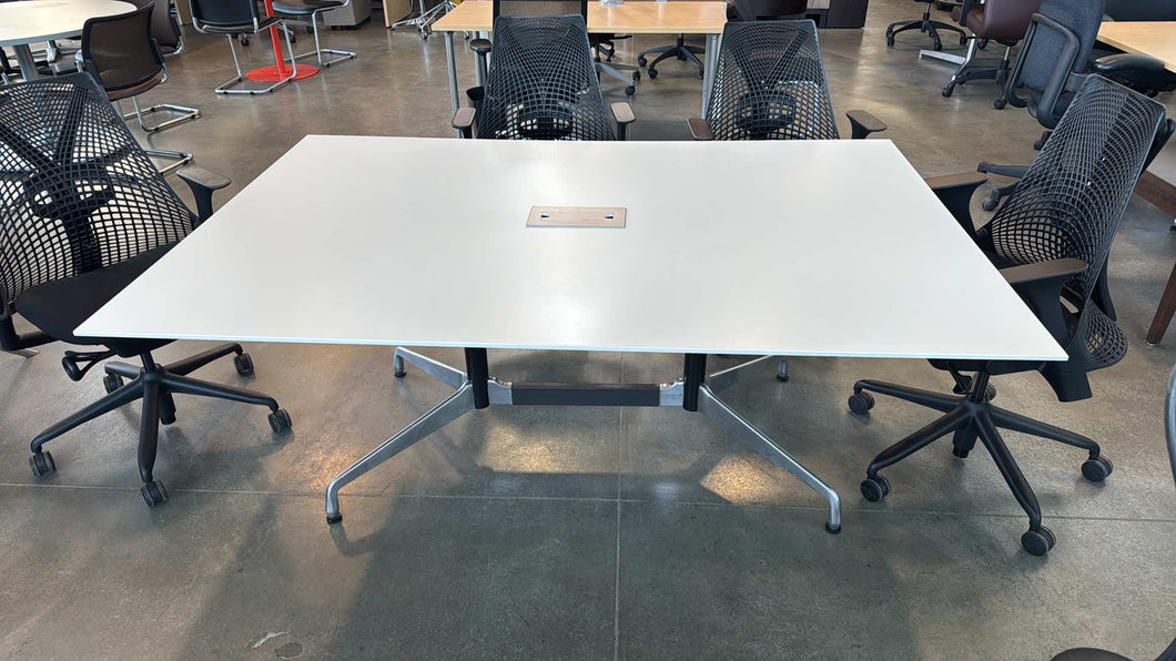 Used Herman Miller Eames White Meeting Table