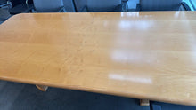 Load image into Gallery viewer, Used 9 Foot Solid Wood Boardroom Table
