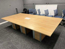 Load image into Gallery viewer, Used 10 Foot Powered &quot;Logiflex&quot; Boardroom Table
