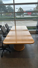 Load image into Gallery viewer, Used 9 Foot Solid Wood Boardroom Table
