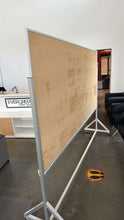 Load image into Gallery viewer, Used 8 Foot Magnetic Double Sided Rolling Whiteboard
