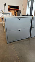 Load image into Gallery viewer, Used Knoll 2-Drawer Cabinet with Wood Top
