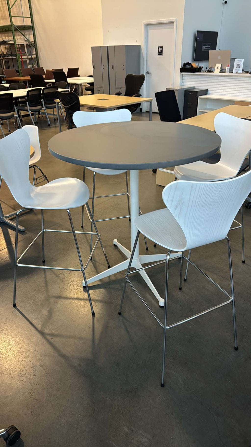 Herman Miller Eames Bar Height Round Table - 42"