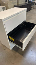 Load image into Gallery viewer, Used 3 Drawer White Haworth Lateral Cabinets
