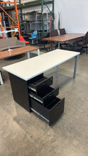 Load image into Gallery viewer, Used White Herman Miller Desk w/ Storage
