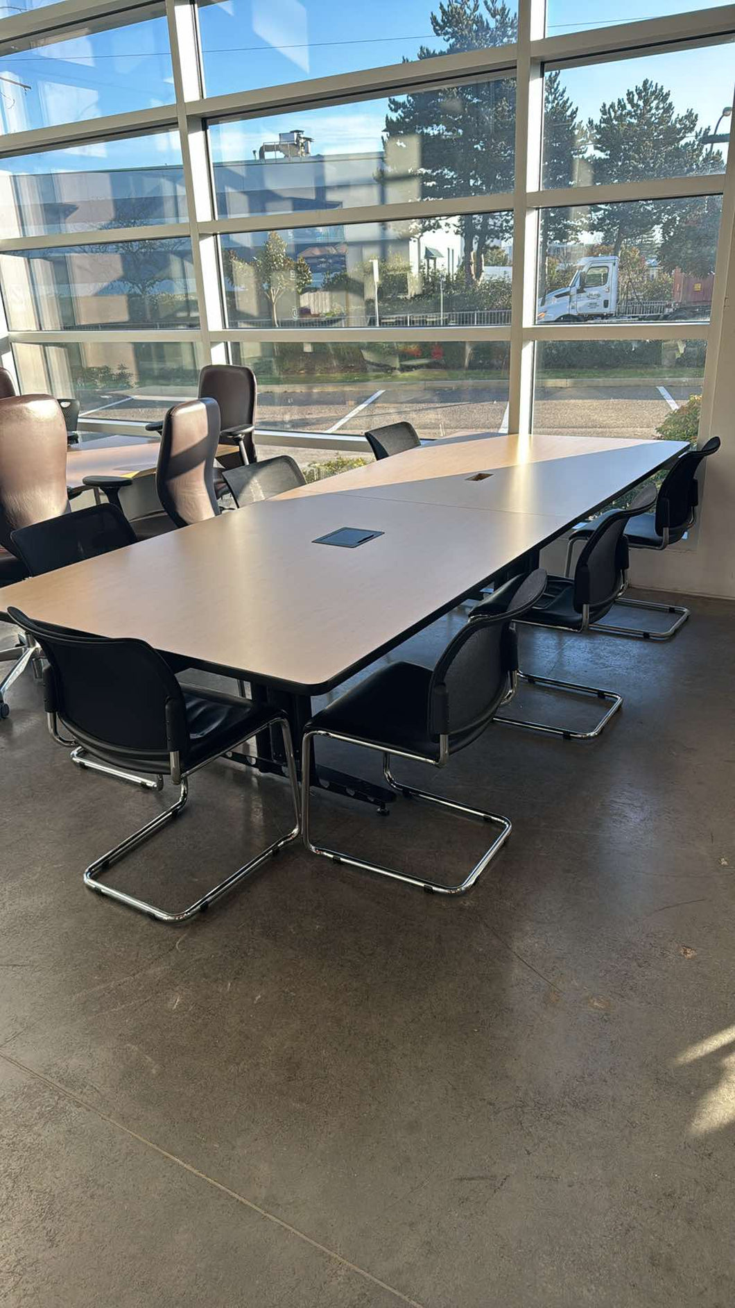 Used 10x4 Powered Boardroom Table