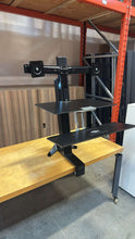 Load image into Gallery viewer, Used Ergotron &quot;Workfit-S&quot; Dual Monitor Standing Desk Mount
