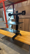 Load image into Gallery viewer, Used Ergotron &quot;Workfit-S&quot; Dual Monitor Standing Desk Mount
