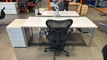 Load image into Gallery viewer, Used Large White Herman Miller Straight Desk
