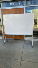 Load image into Gallery viewer, Used Magnetic Large Rolling Whiteboard
