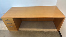 Load image into Gallery viewer, Used Haworth Solid Wood Desk w/ Storage
