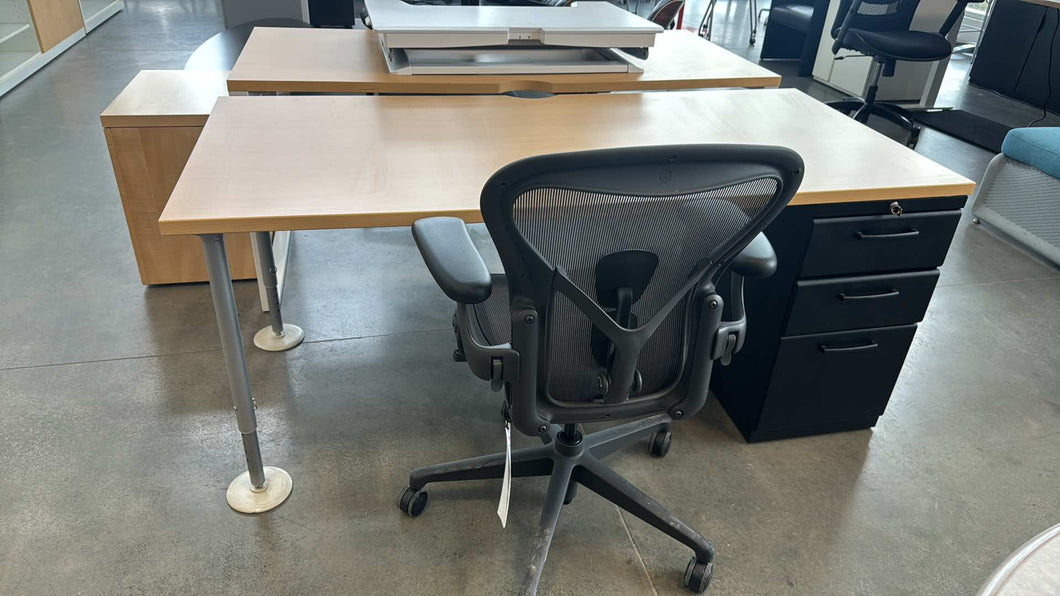 Used Steelcase Desk w/ Storage