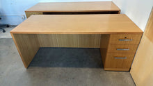 Load image into Gallery viewer, Used Haworth Solid Wood Desk w/ Storage
