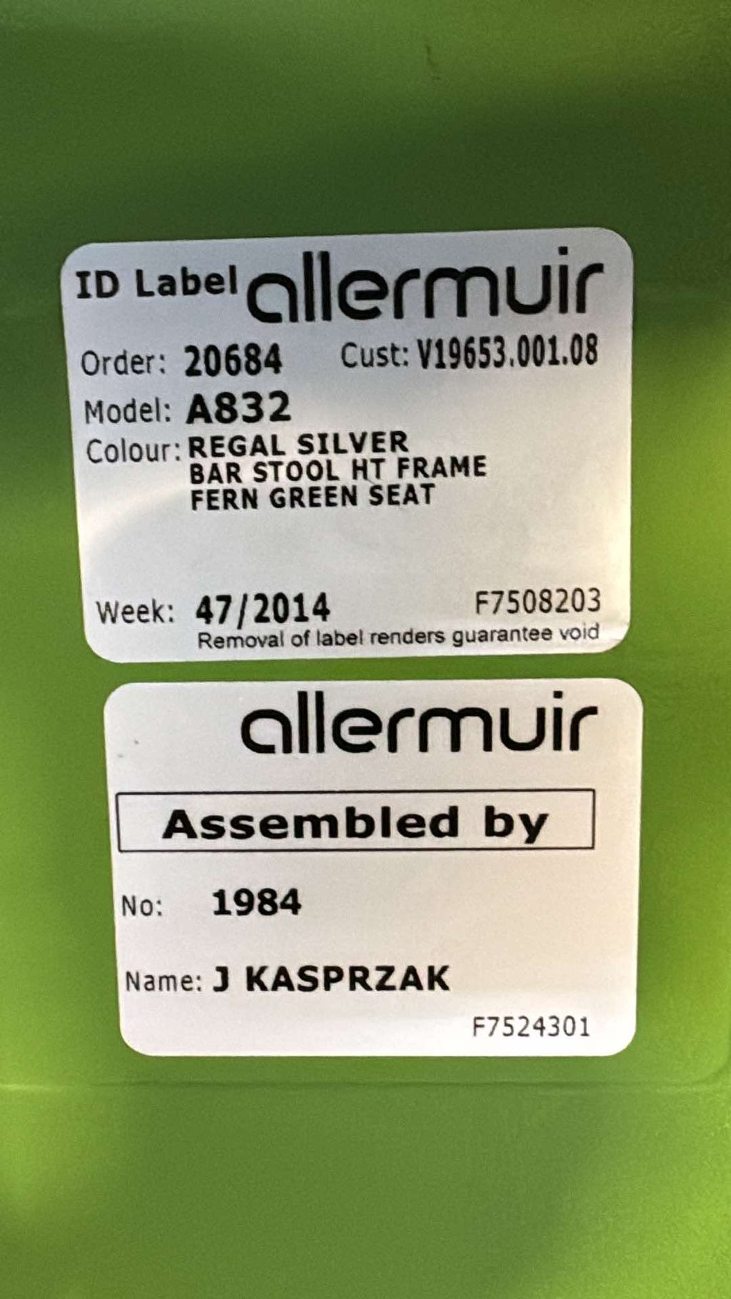 Allermuir Kojak Bar Stool