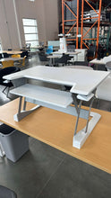 Load image into Gallery viewer, Used White Ergotron &quot;Workfit-TL&quot; Standing Desk Mount
