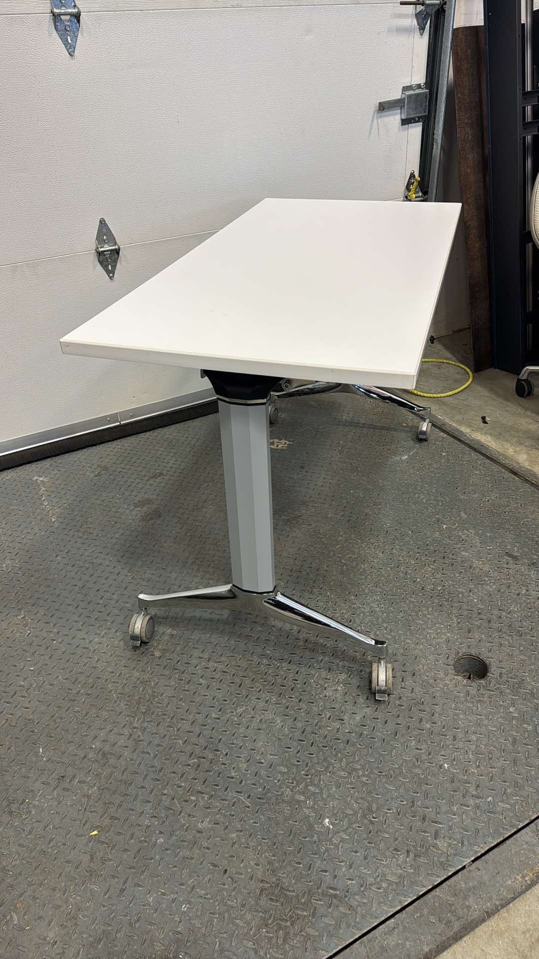 Global Terin White Folding Training Table - 48" x 24"