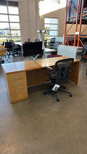 Load image into Gallery viewer, Used Haworth Solid Wood Desk w/ Storage
