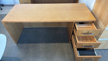 Load image into Gallery viewer, Used Haworth Solid Wood Desk w/ Storage
