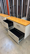 Load image into Gallery viewer, Used Haworth Lateral Cabinet w/ Wood Top
