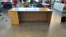 Load image into Gallery viewer, Used Haworth Solid Wood Desk w/ Storage
