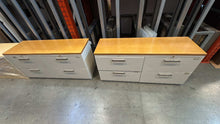 Load image into Gallery viewer, Used Haworth Lateral Cabinet w/ Wood Top
