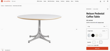 Load image into Gallery viewer, Used Herman Miller Nelson Eames Pedestal Table
