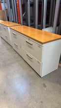 Load image into Gallery viewer, Used Haworth Lateral Cabinet w/ Wood Top
