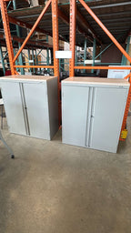 Offices 2 Go 2 Door Storage Cabinet w/ Wood Top