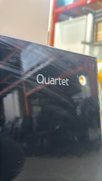 Quartet Glass Magnetic Whiteboard (Black) - 24" x 36"