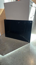 Quartet Glass Magnetic Whiteboard (Black) - 24" x 36"