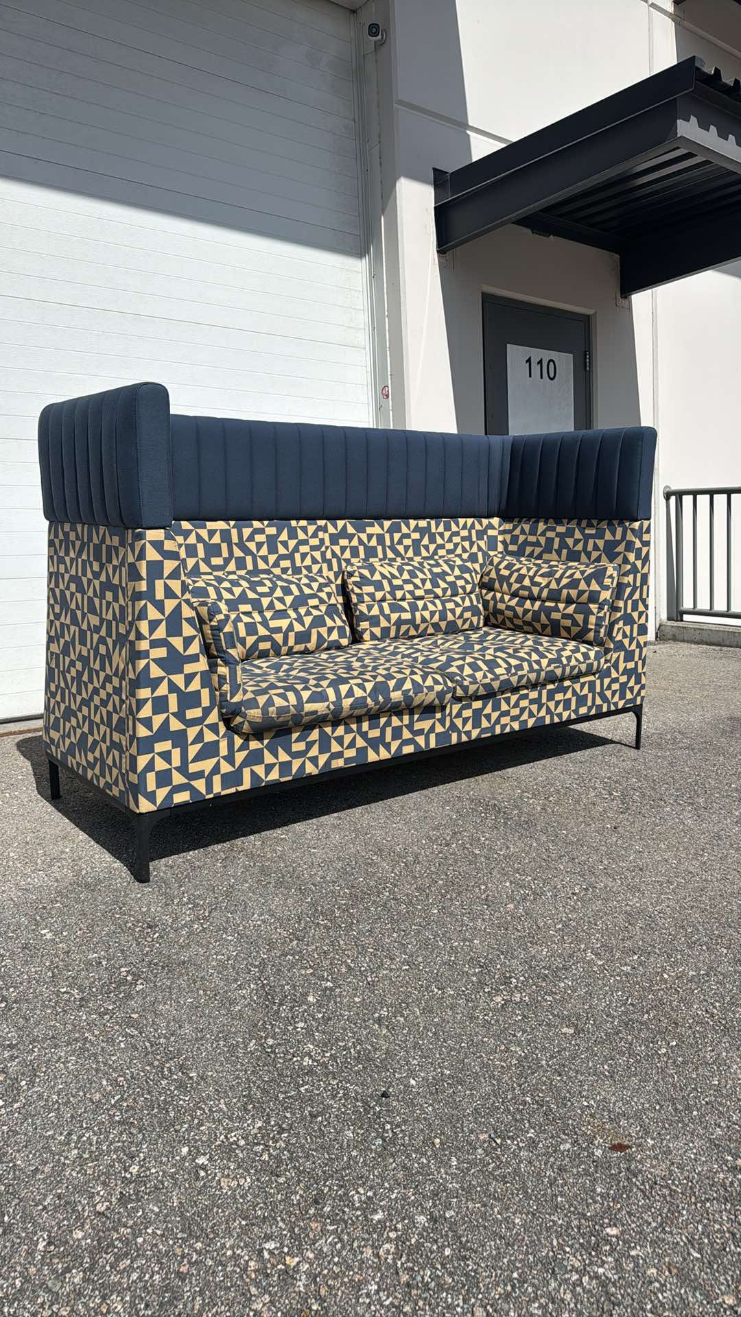 Allermuir Alcove High-Back Sofa - 75" x 30"