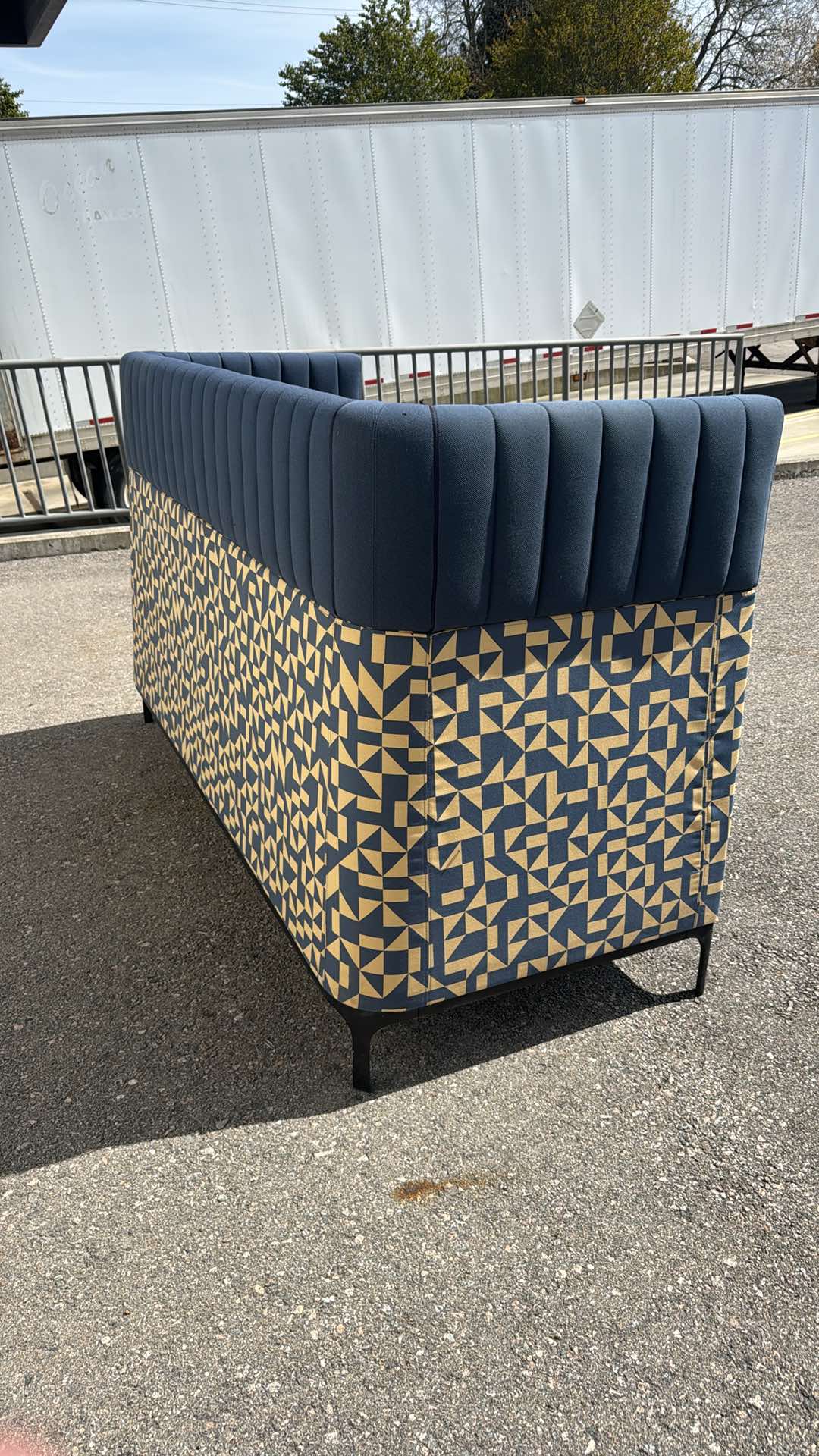 Allermuir Alcove High-Back Sofa - 75" x 30"