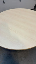 Load image into Gallery viewer, Used 60” Round Pedestal Meeting / Dining Table – Light Wood Finish
