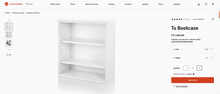 Load image into Gallery viewer, Used Herman Miller &quot;Tu&quot; White Metal Bookshelves
