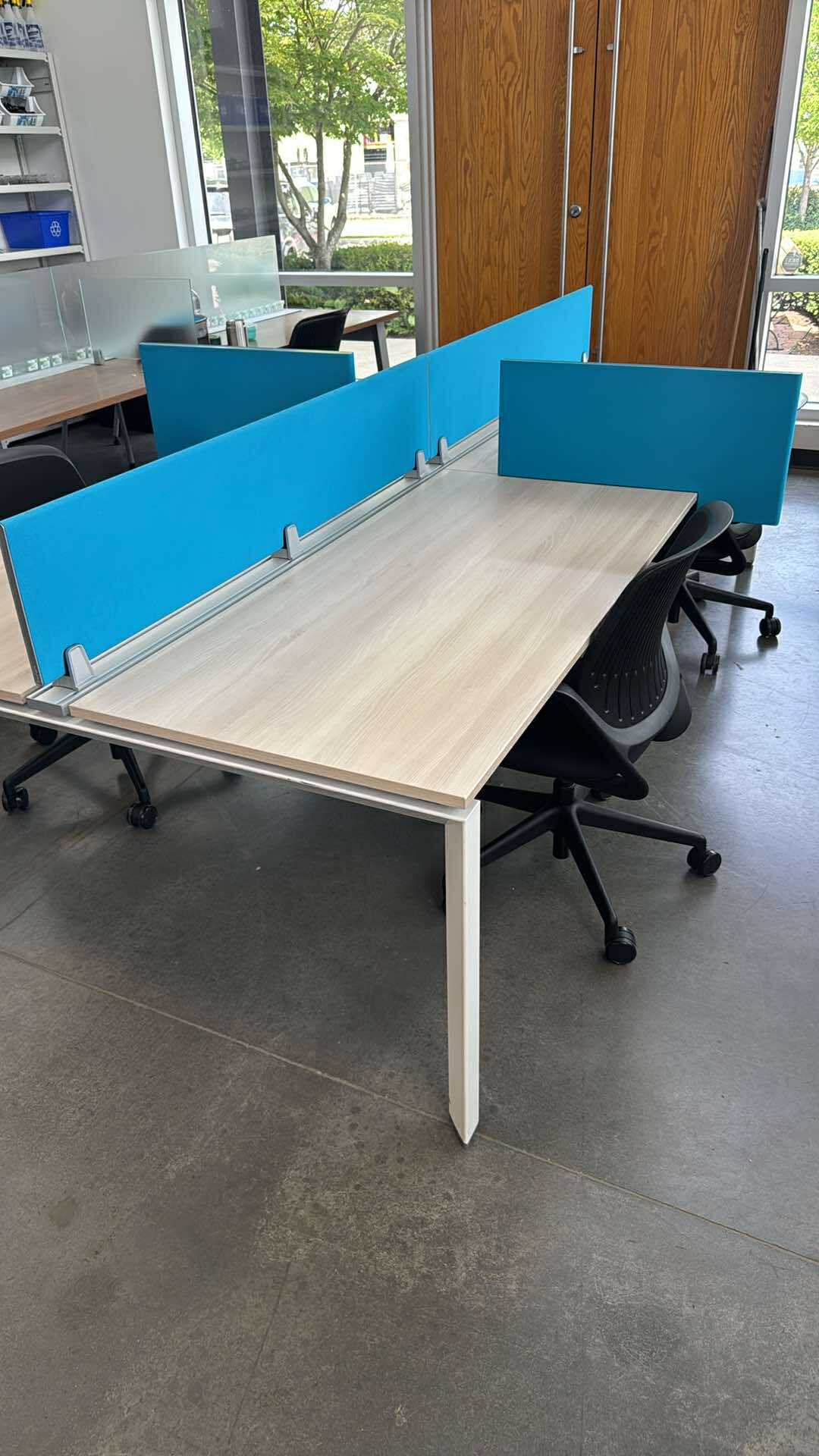 Steelcase FrameOne Workstations – 4 Pod – Evergreen Office Spaces Ltd