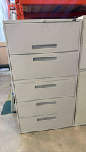 Load image into Gallery viewer, Used Hon 5 Drawer Lateral File Cabinet
