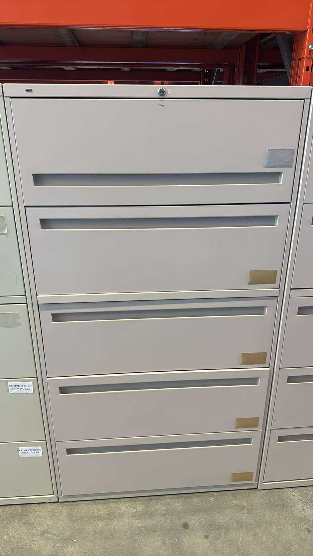 Used Hon 5 Drawer Lateral File Cabinet