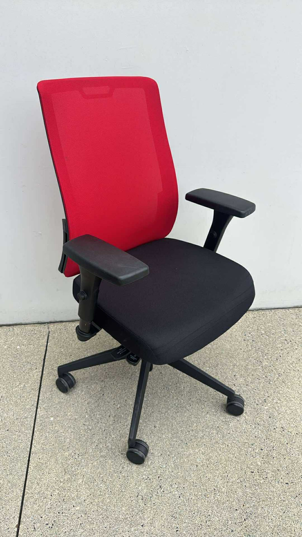 Used Allseating Red Ergonomic Chairs
