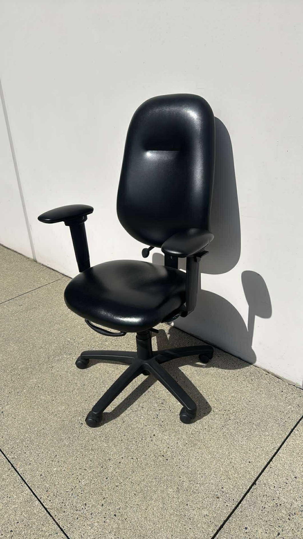 Used Ergocentric Leather High Back geoCentric Task Chair