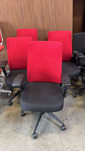 Load image into Gallery viewer, Used Allseating Red Ergonomic Chairs
