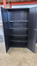 Load image into Gallery viewer, Used Global Black 2 Door Storage Cabinets
