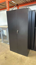 Load image into Gallery viewer, Used Global Black 2 Door Storage Cabinets
