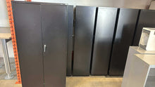 Load image into Gallery viewer, Used Global Black 2 Door Storage Cabinets
