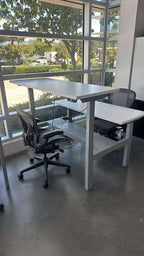 Knoll Bench Dual Sit-Stand Desk Workstations