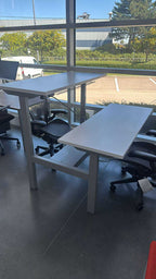 Knoll Bench Dual Sit-Stand Desk Workstations