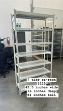 Load image into Gallery viewer, Used Industrial Metal EZ-Rect Adjustable Shelving
