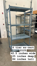 Load image into Gallery viewer, Used Industrial Metal EZ-Rect Adjustable Shelving
