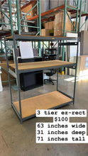 Load image into Gallery viewer, Used Industrial Metal EZ-Rect Adjustable Shelving

